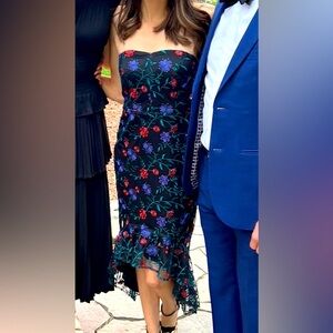 Sam Edelman High-Low Embroidered Dress